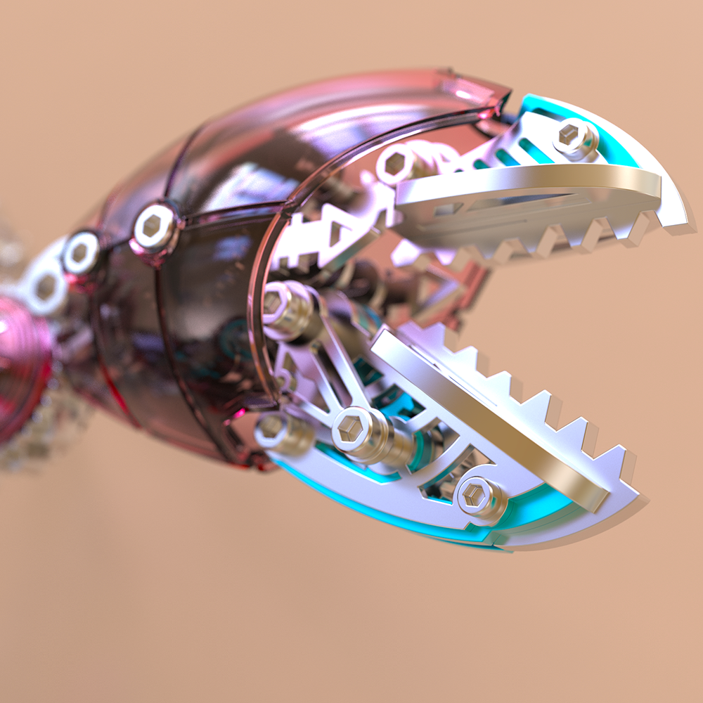3D DIY Metal Mechanical Crab Assembly Kit