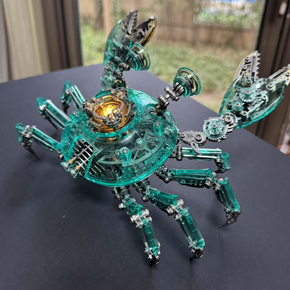 3D DIY Metal Mechanical Crab Assembly Kit