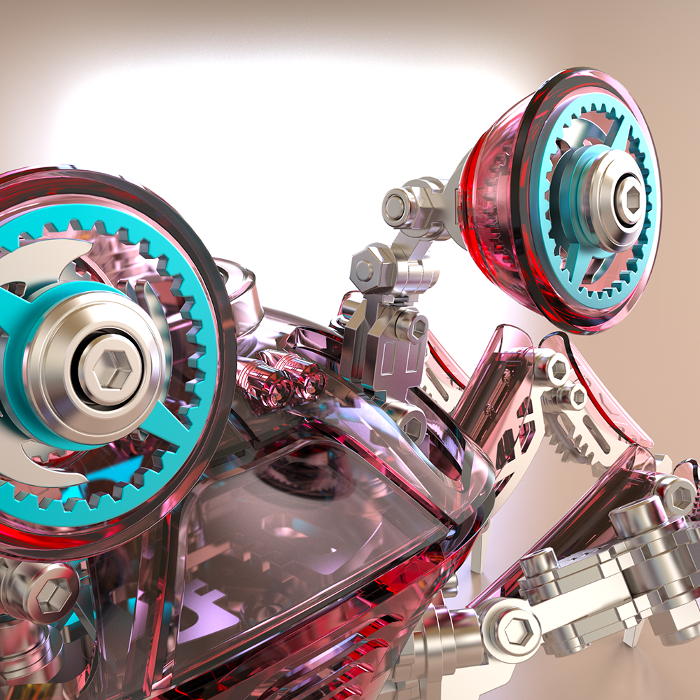 3D DIY Metal Mechanical Crab Assembly Kit