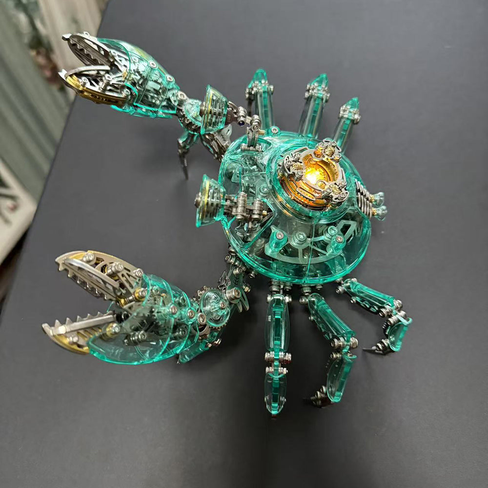 3D DIY Metal Mechanical Crab Assembly Kit