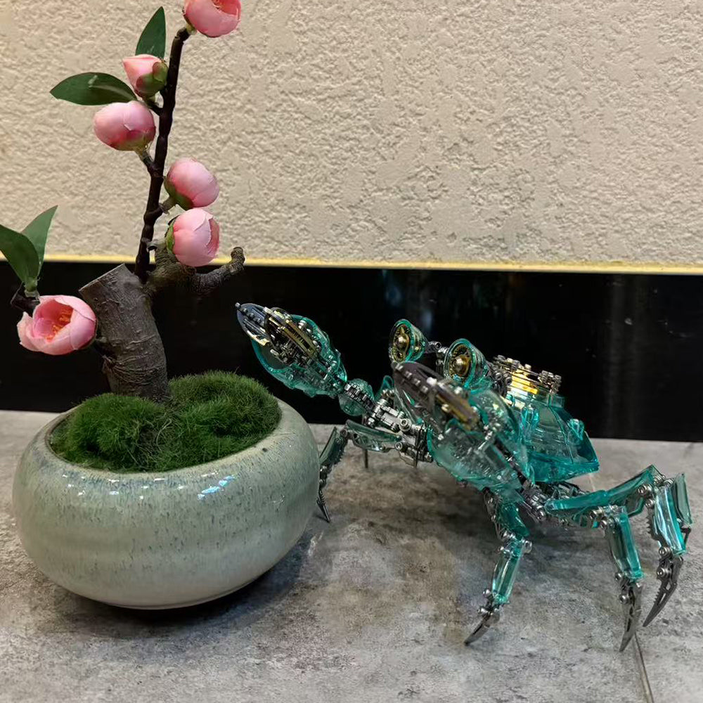 3D DIY Metal Mechanical Crab Assembly Kit