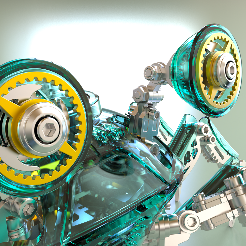 3D DIY Metal Mechanical Crab Assembly Kit