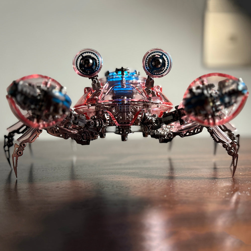 3D DIY Metal Mechanical Crab Assembly Kit
