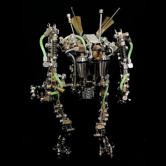 3D Metal Mechanical Robot 1300PCS Puzzle Model Kit with adjustable joints