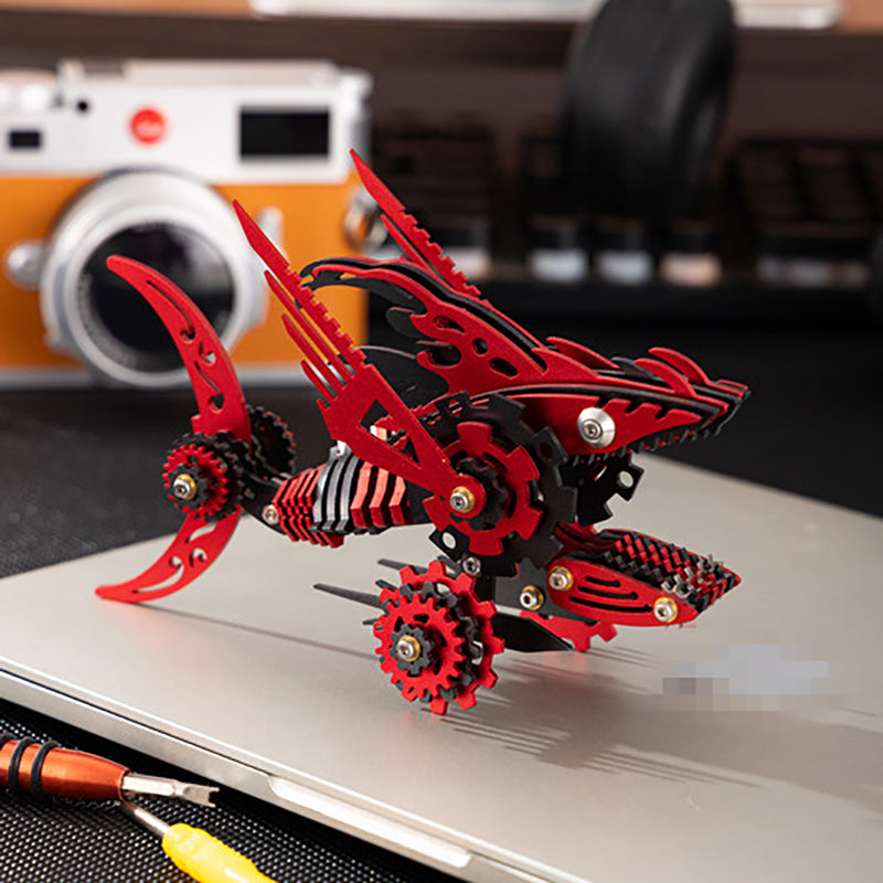 3D Metal Saw Shark DIY Mechanical Model Kit