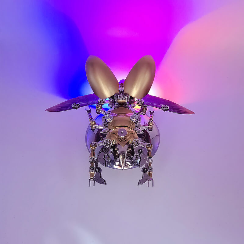 450PCS Steampunk Mechanical Beetle Puzzle Model Kit Insect Series