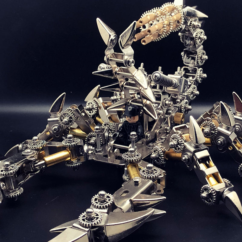 Assemblage de bricolage 3D Modèle de puzzle de scorpion de guerre mécanique
