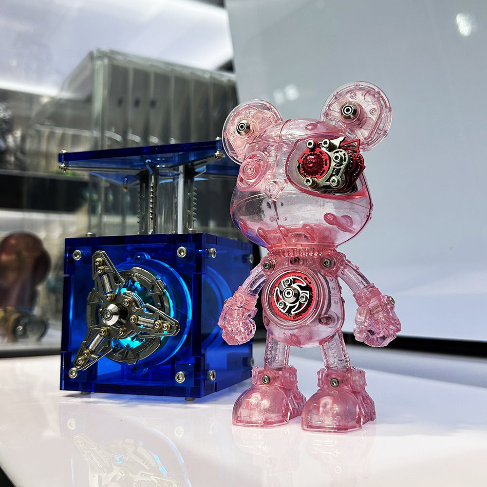 Cyberpunk Mecha Bear 3D Metal Assembly Model Kit