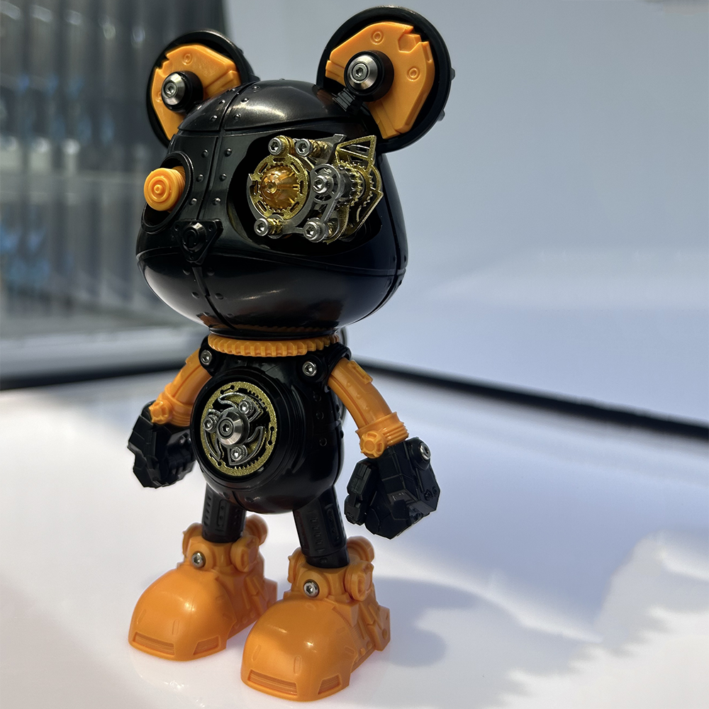 Cyberpunk Mecha Bear 3D Metal Assembly Model Kit