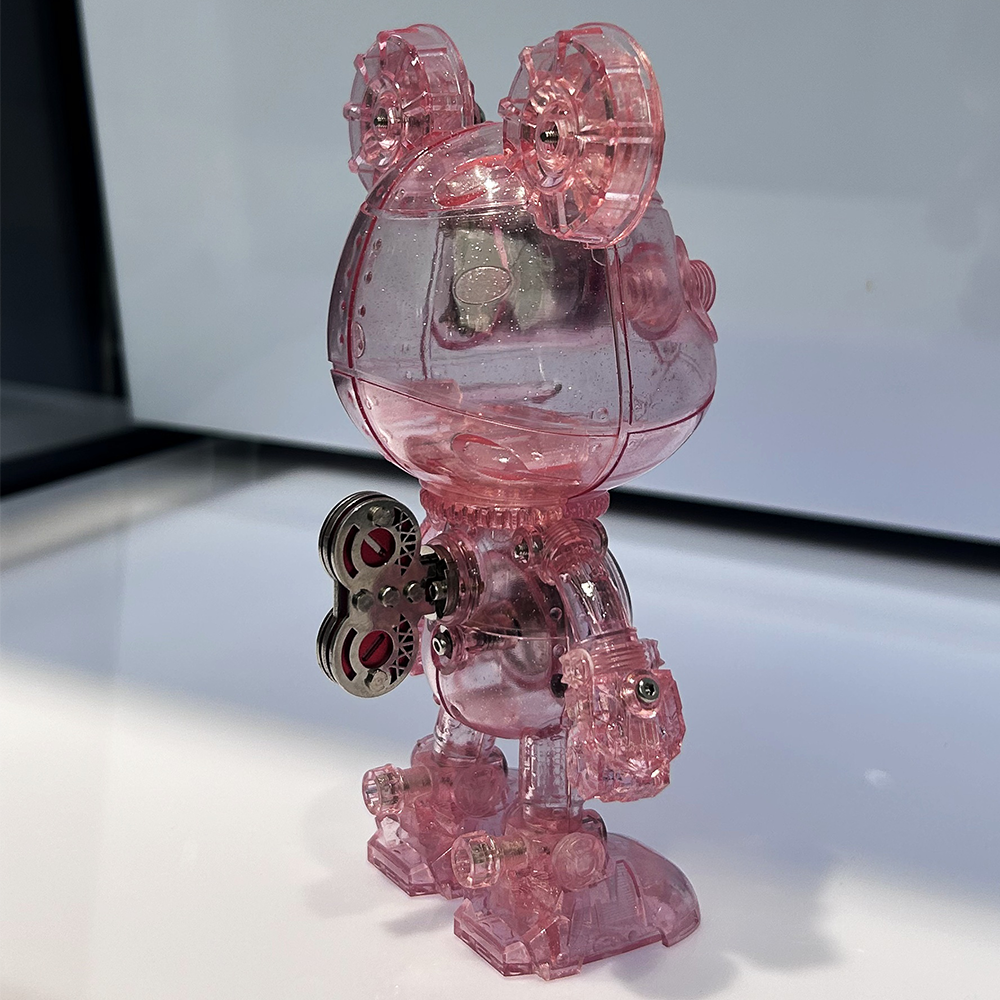 Cyberpunk Mecha Bear 3D Metal Assembly Model Kit