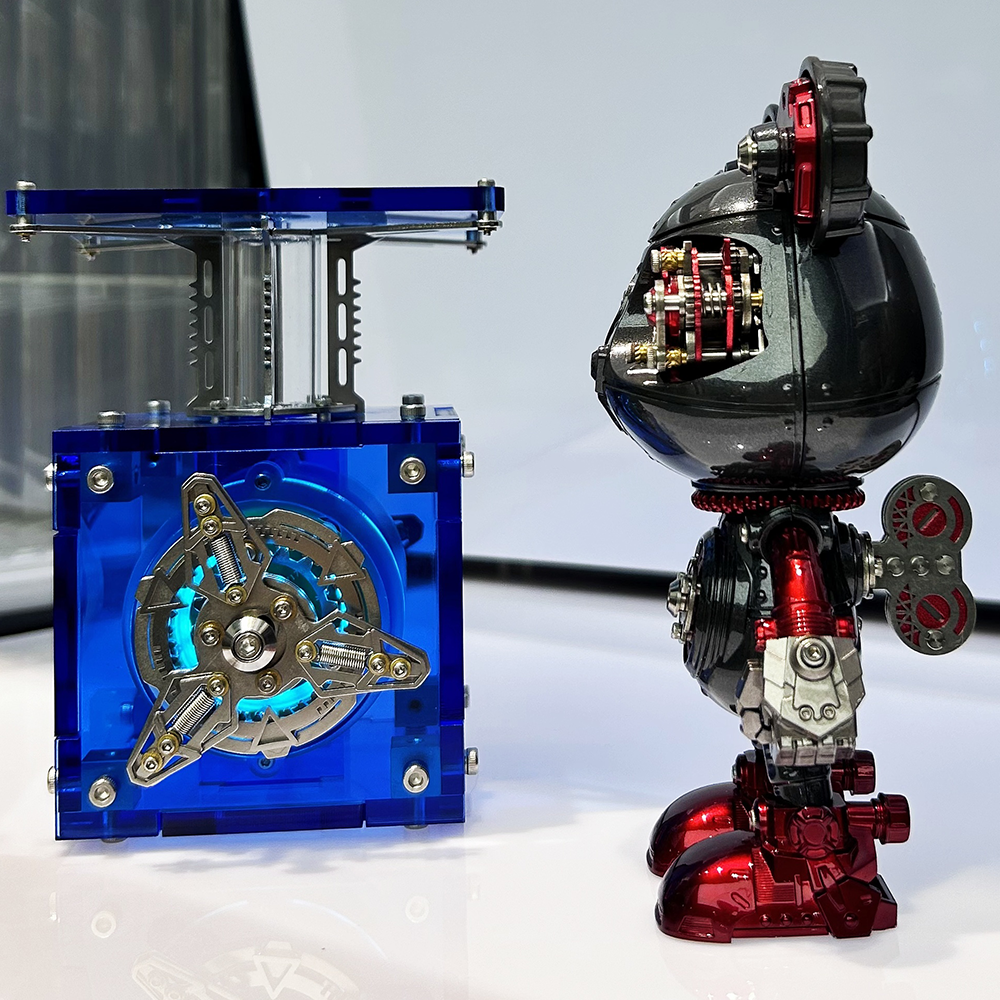 Cyberpunk Mecha Bear 3D Metal Assembly Model Kit