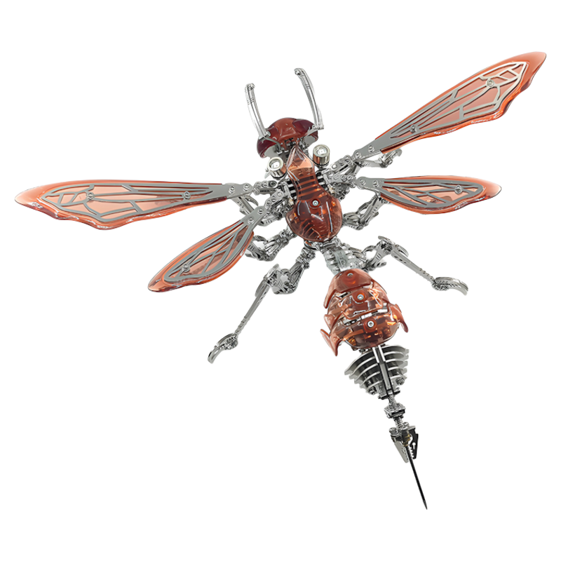Cyberpunk Mecha Hornet Wasp Premium Metal Model Kit Insect Series