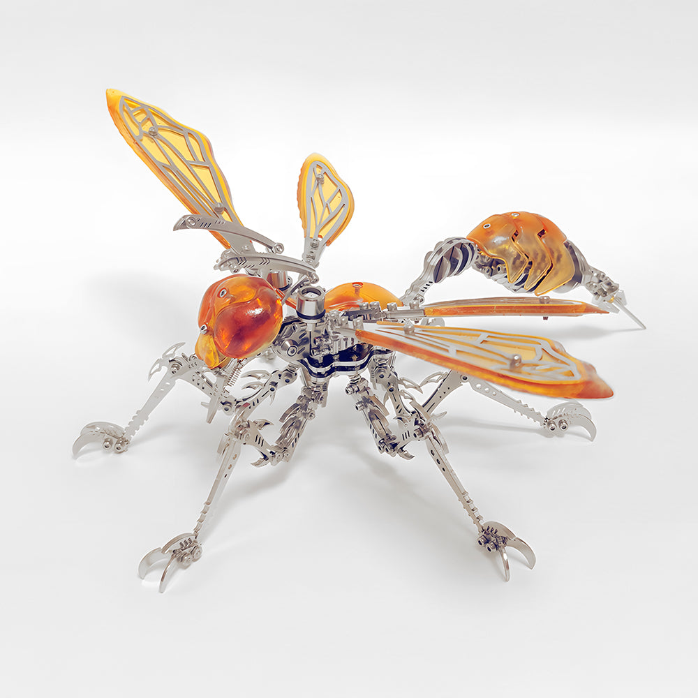 Cyberpunk Mecha Hornet Wasp Premium Metal Model Kit Insect Series