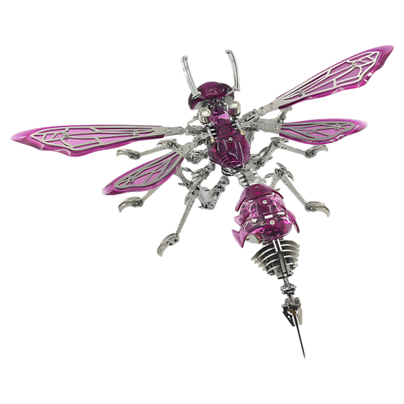 Cyberpunk Mecha Hornet Wasp Premium Metal Model Kit Insect Series