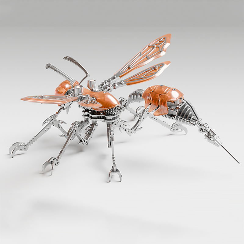 Cyberpunk Mecha Hornet Wasp Premium Metal Model Kit Insect Series