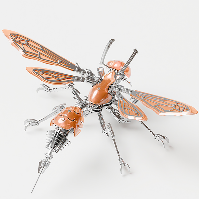 Cyberpunk Mecha Hornet Wasp Premium Metal Model Kit Insect Series