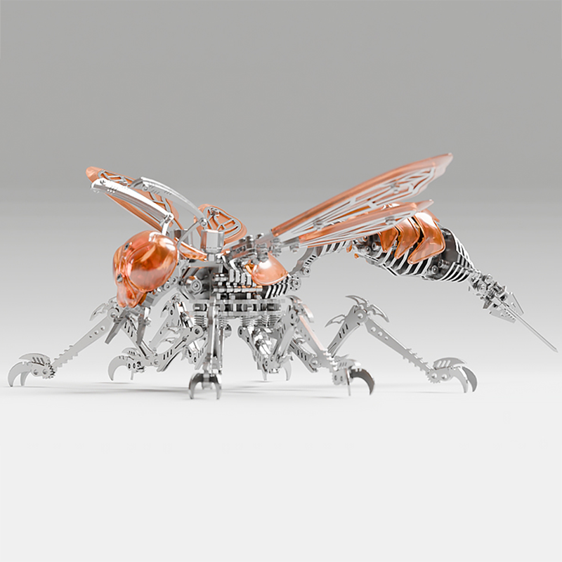 Cyberpunk Mecha Hornet Wasp Premium Metal Model Kit Insect Series
