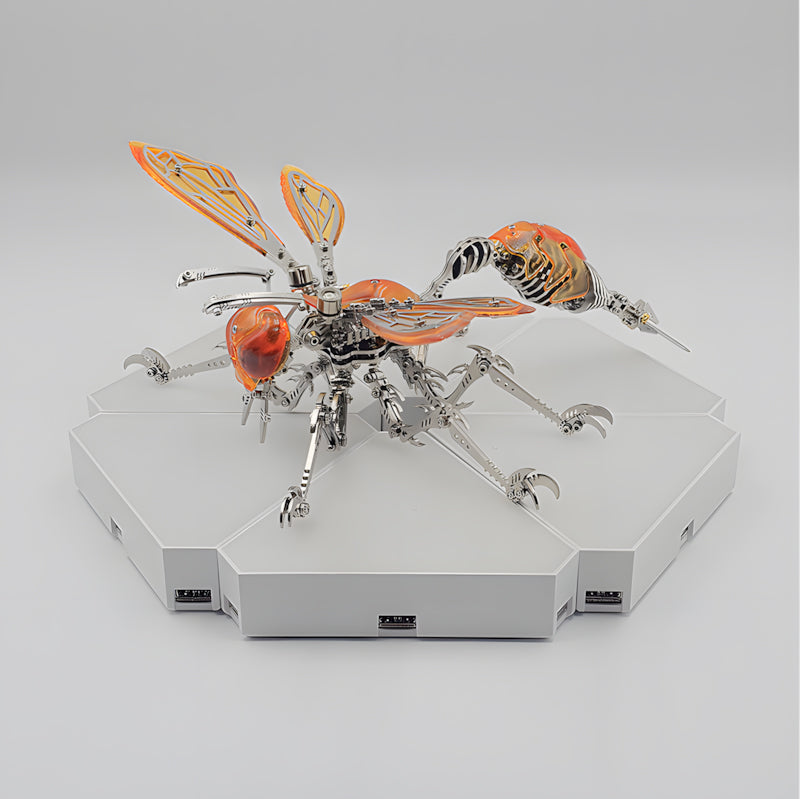 Cyberpunk Mecha Hornet Wasp Premium Metal Model Kit Insect Series