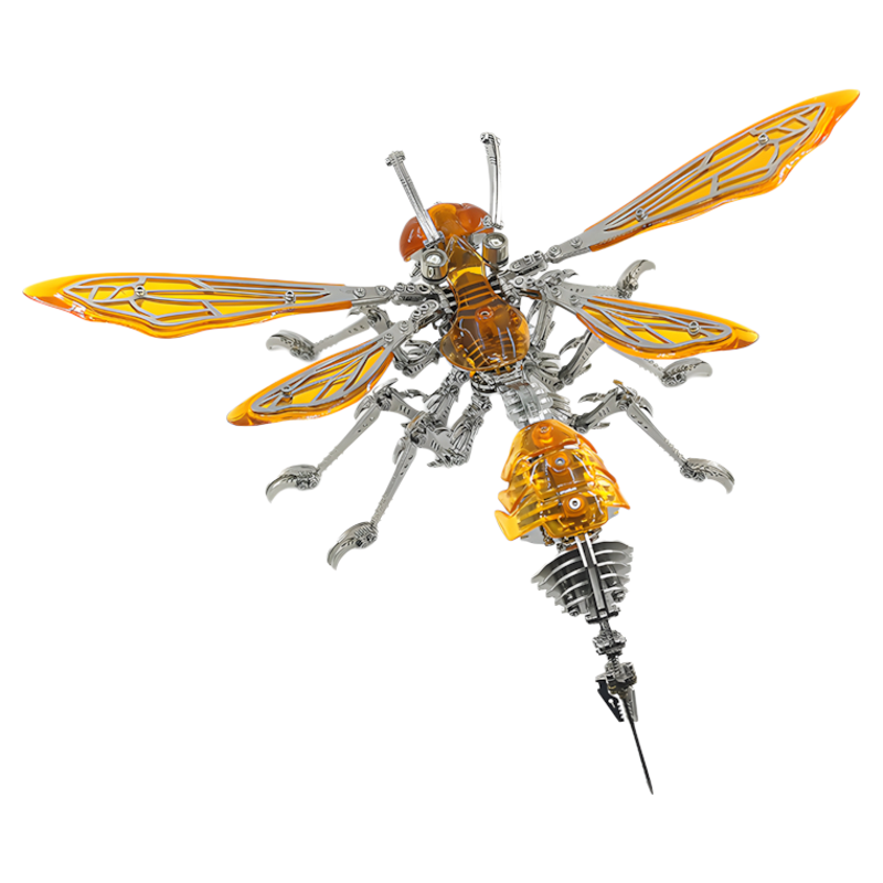 Cyberpunk Mecha Hornet Wasp Premium Metal Model Kit Insect Series