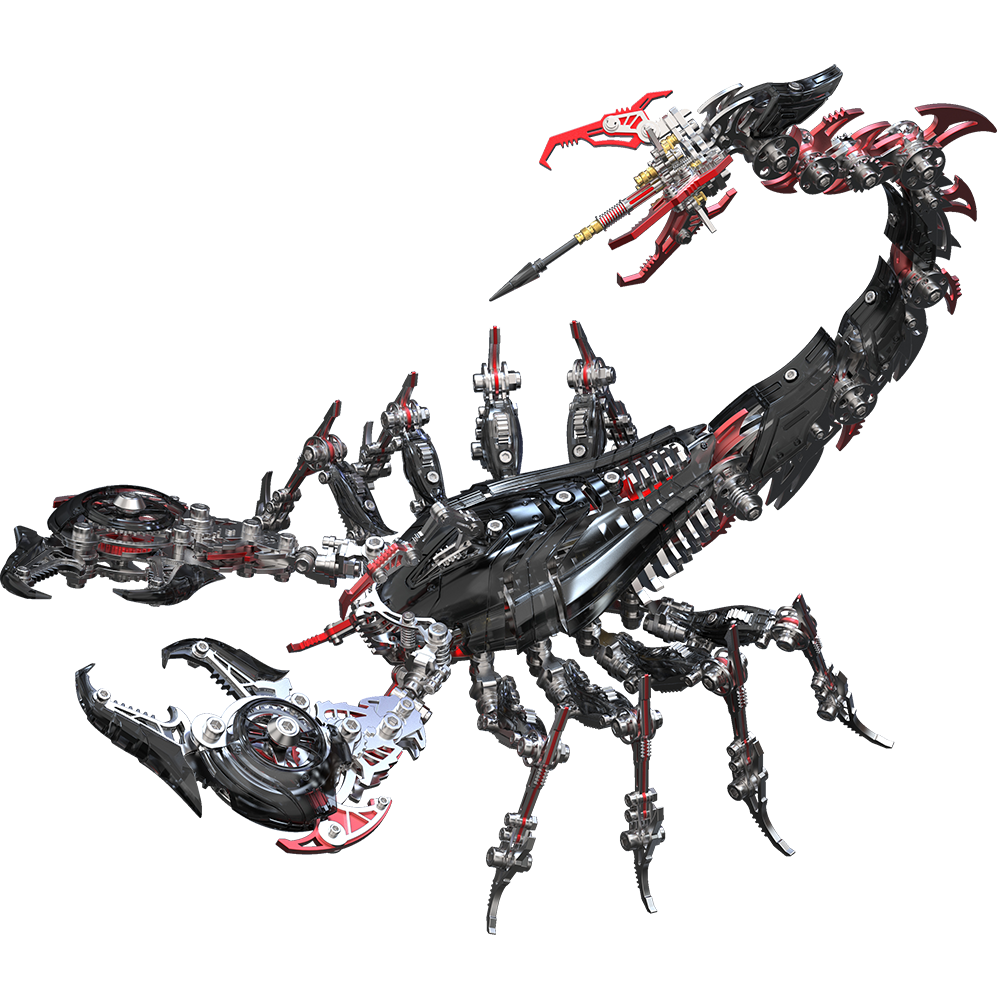 Large Mechanical War Scorpion King Model building kit for Adults