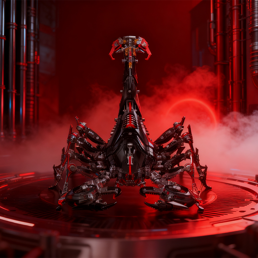 Large Mechanical War Scorpion King Model building kit for Adults