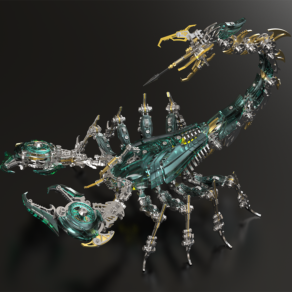 Large Mechanical War Scorpion King Model building kit for Adults