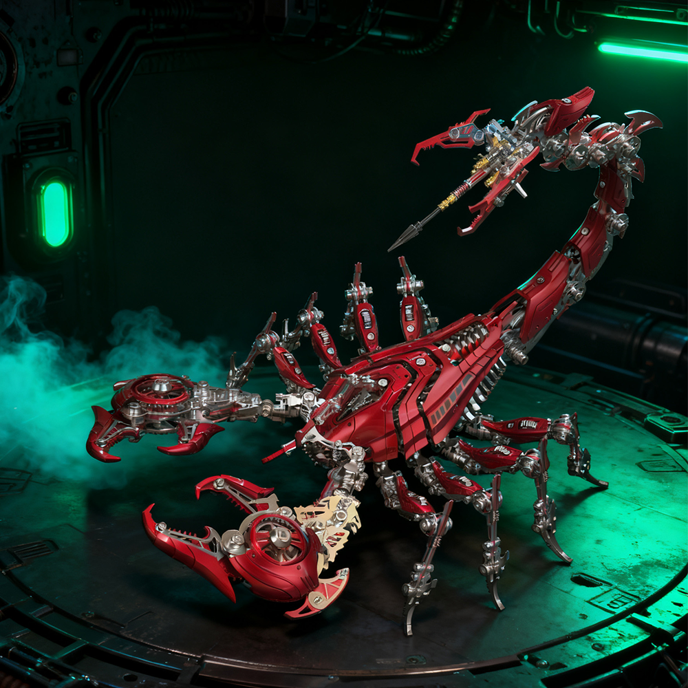 Large Mechanical War Scorpion King Model building kit for Adults
