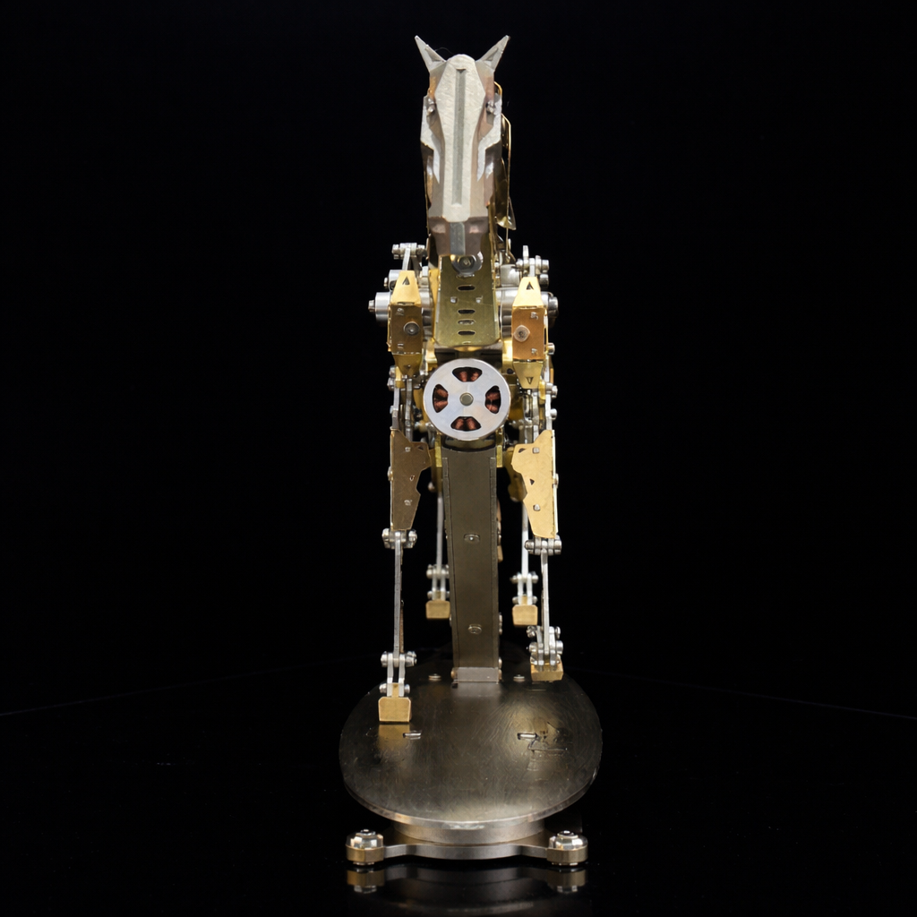 Mechanical Horse Metal Puzzle Kit DIY Running Motion Engineering Model