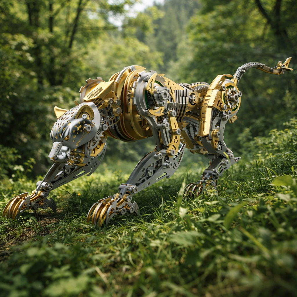 mechanical-leopard-forest-scene