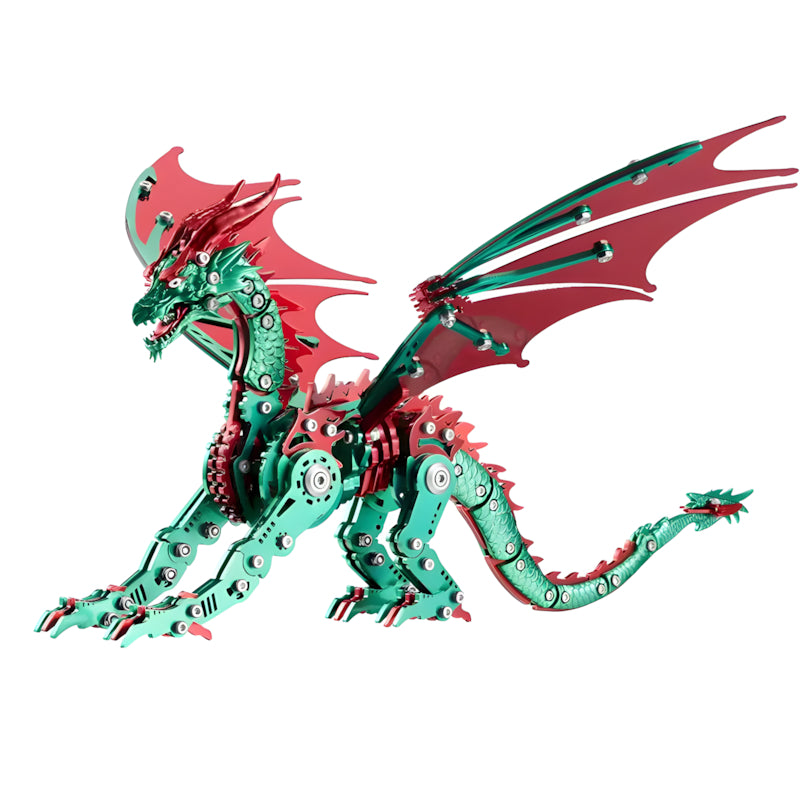 Mechanical Winged Dragon 3D Metal Model Kit