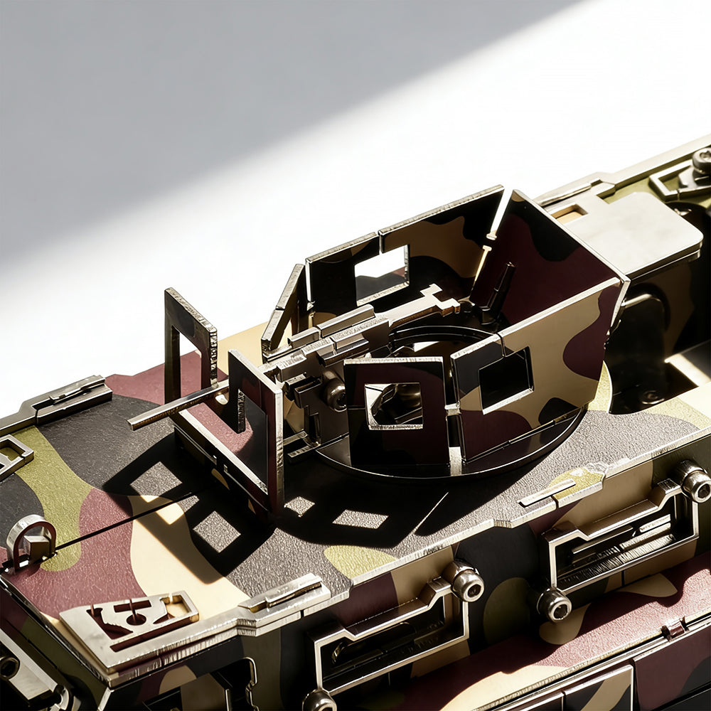 Military Armored Vehicle 3D Metal Model Kit DIY Tactical Truck