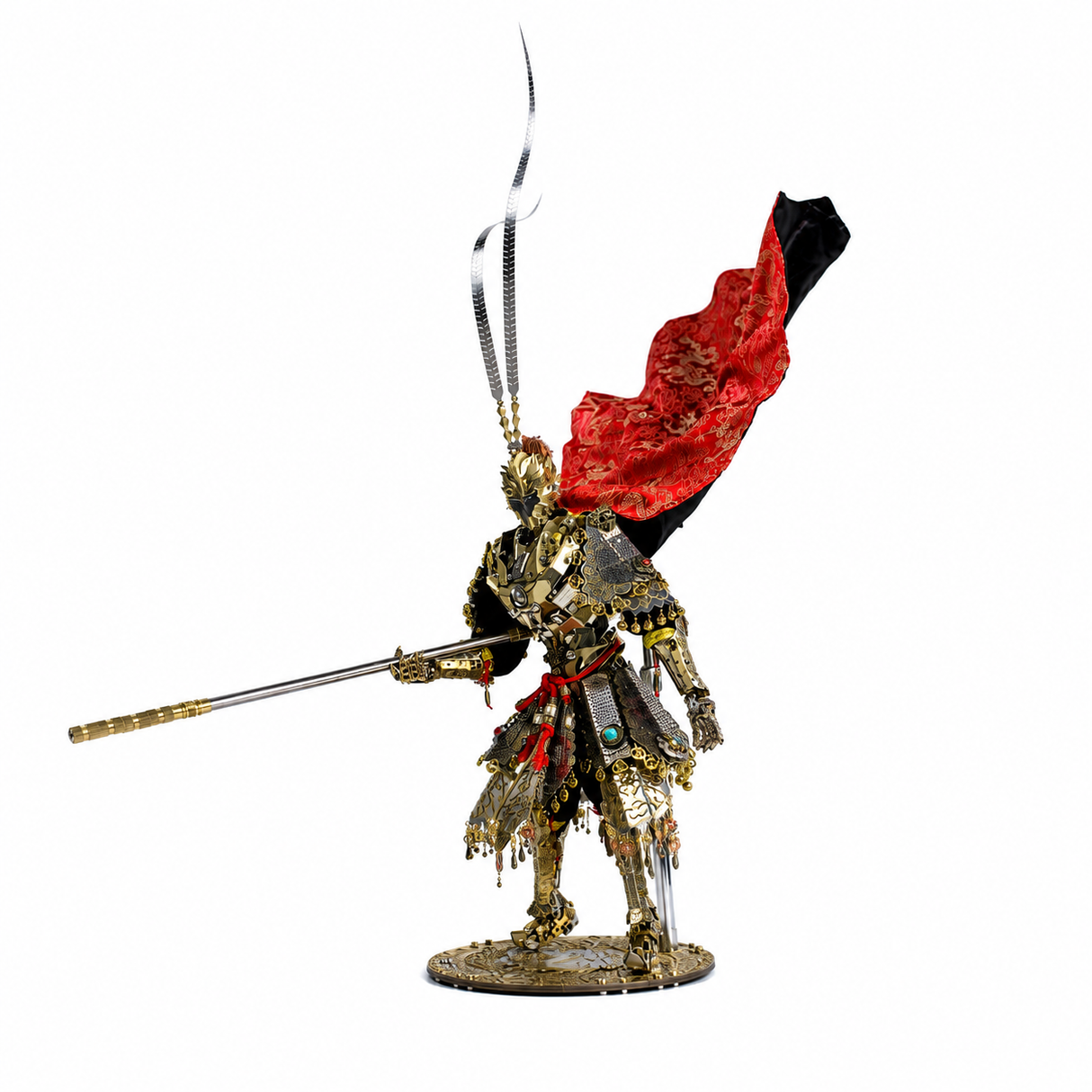 Monkey King Warrior 3D Metal Mech Model Kit – 2600PCS Mythological Mechanical Figure
