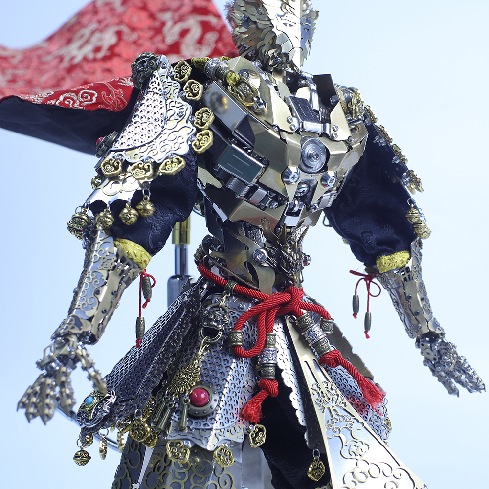 Monkey King Warrior 3D Metal Mech Model Kit – 2600PCS Mythological Mechanical Figure
