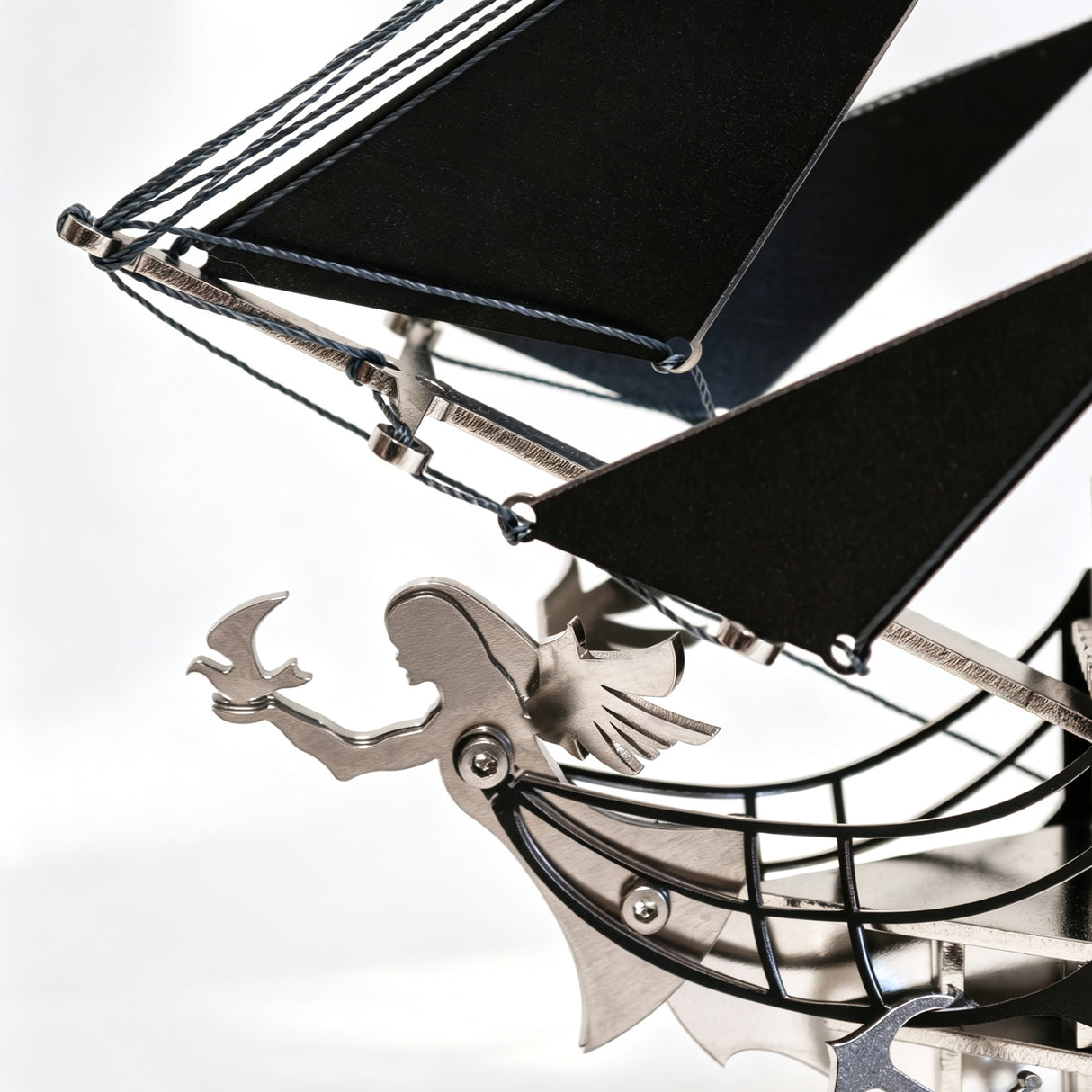 Pirate Ship 3D Metal Model Kit DIY Mechanical Sailing Masterpiece