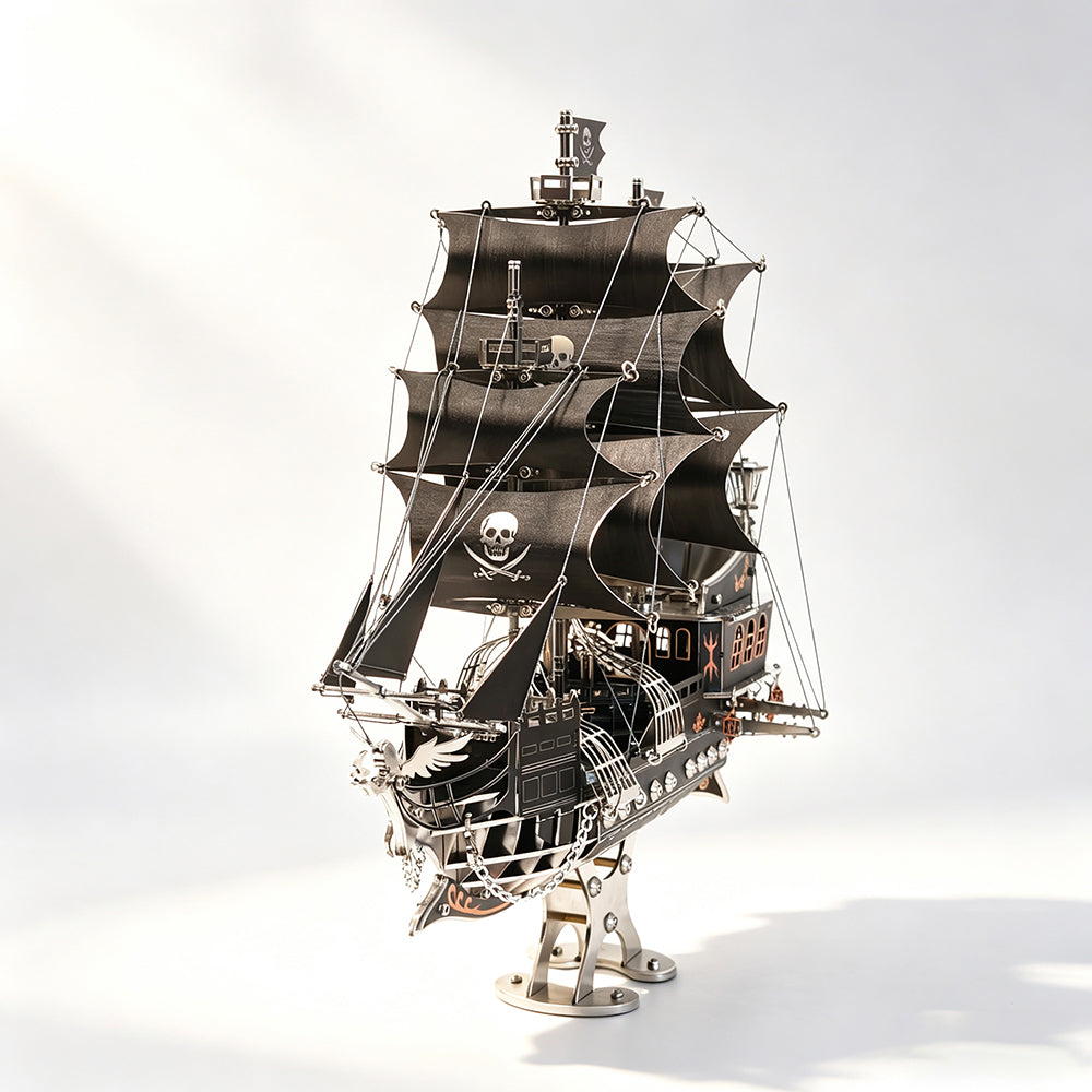 Pirate Ship 3D Metal Model Kit DIY Mechanical Sailing Masterpiece