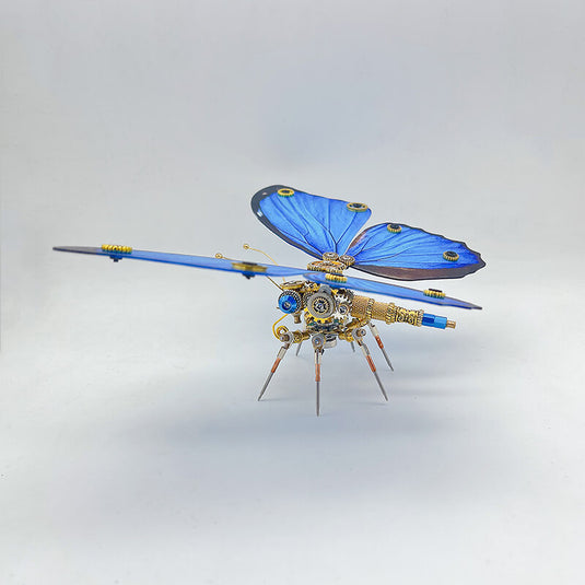 Steampunk Butterfly Morphidae 3D metal puzzle model kit for adult and kids