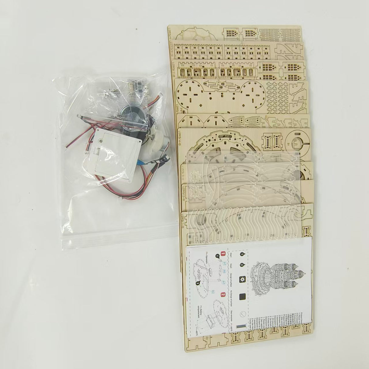 Steampunk Floating Castle 3D Wooden Puzzle Model Kit