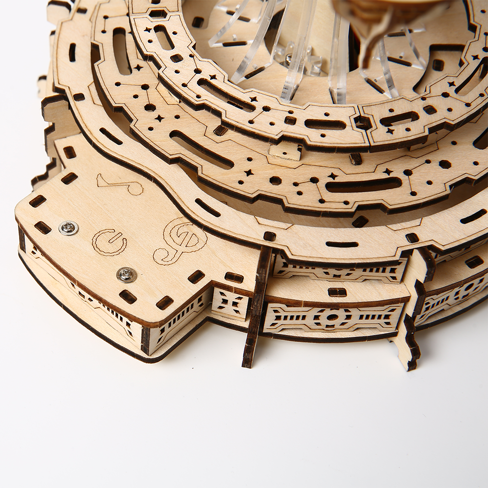 Steampunk Floating Castle 3D Wooden Puzzle Model Kit