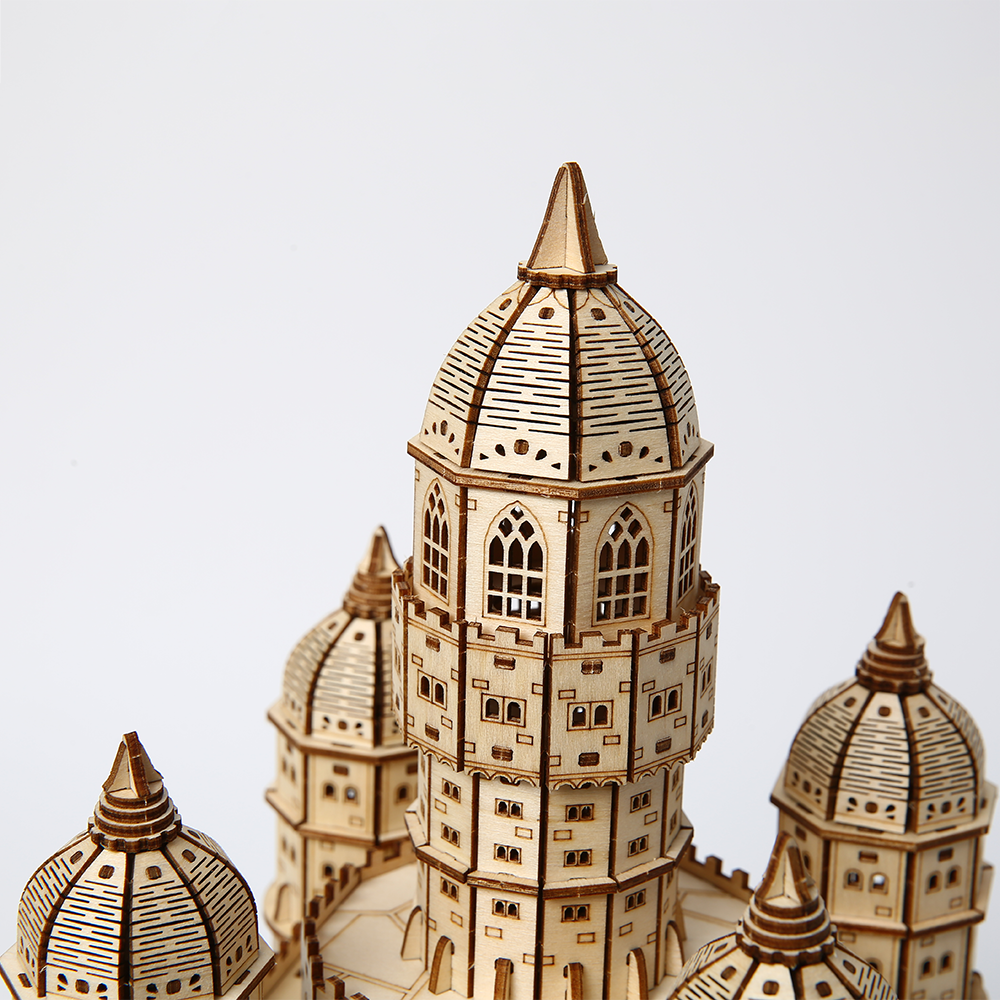 Steampunk Floating Castle 3D Wooden Puzzle Model Kit
