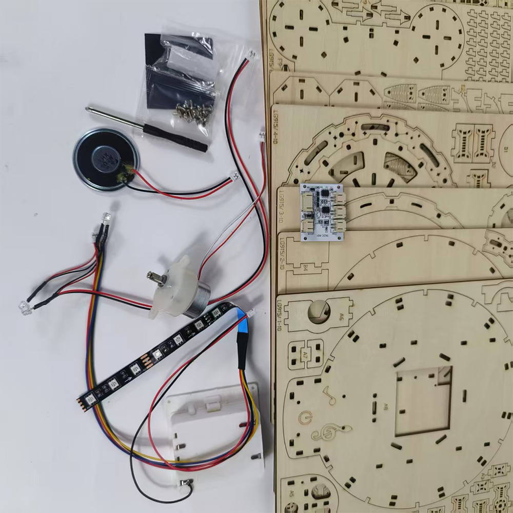 Steampunk Floating Castle 3D Wooden Puzzle Model Kit