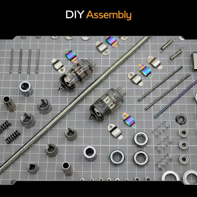 Steampunk Mechanical Chameleon 3D Metal Puzzle Model Kit for Adults