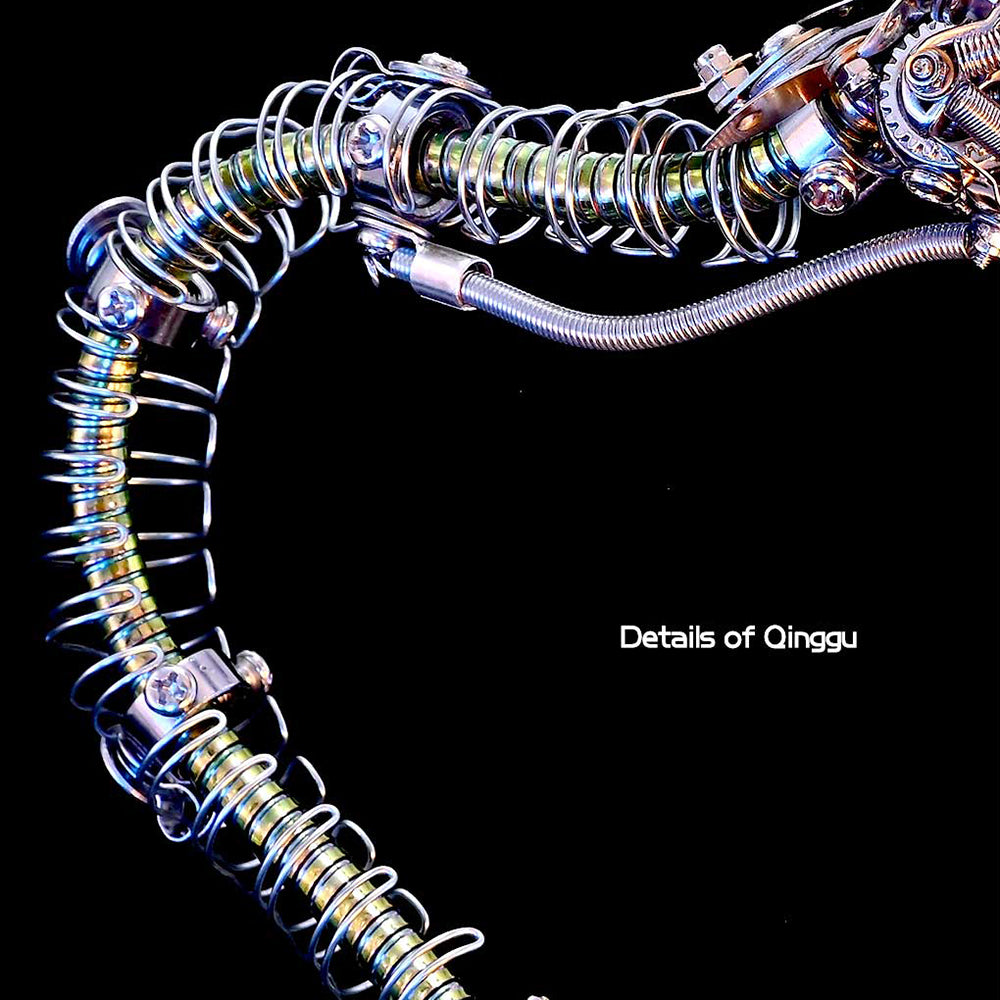 Steampunk Mechanical rattlesnake Metal 3D Puzzle Kit for Adults