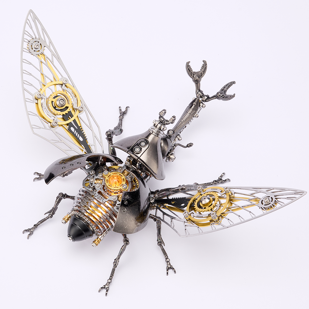 Steampunk Mechanical Stag Beetle 3D Metal Model Kit for Adults and Kids