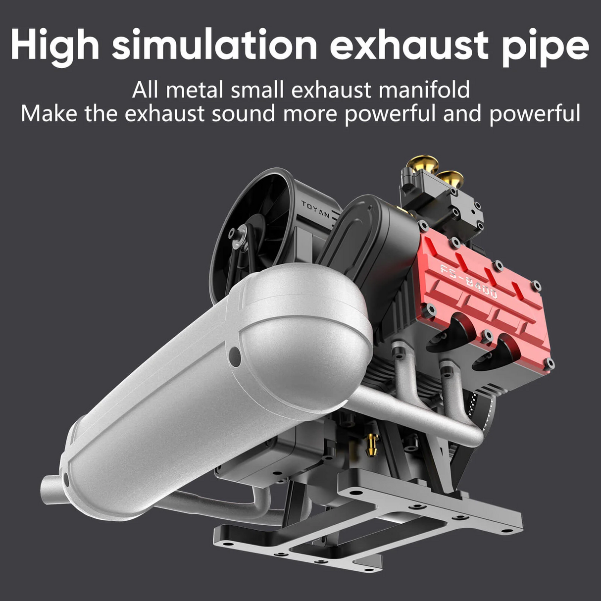 TOYAN Engine FS-B400 14cc Flat-four Horizontal Opposed Working Engine Model Kit