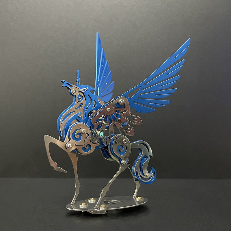 Unicorn 3D Metal Model Puzzle Colorful Kit Mythical Creature