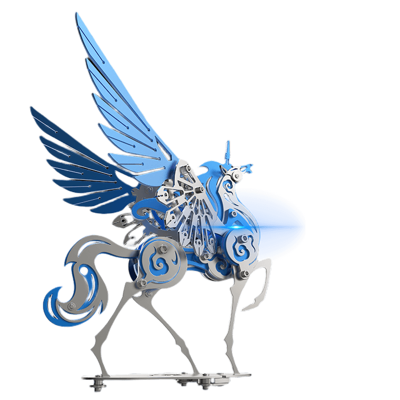 Unicorn 3D Metal Model Puzzle Colorful Kit Mythical Creature