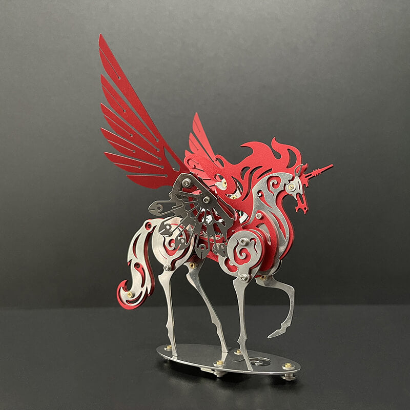 Unicorn 3D Metal Model Puzzle Colorful Kit Mythical Creature