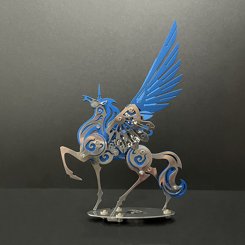 Unicorn 3D Metal Model Puzzle Colorful Kit Mythical Creature