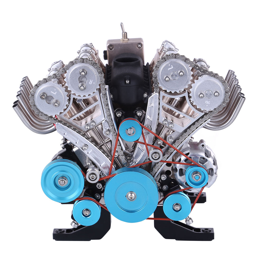 v8 engine 3d metal mechanical science experiment 500 piece model kit