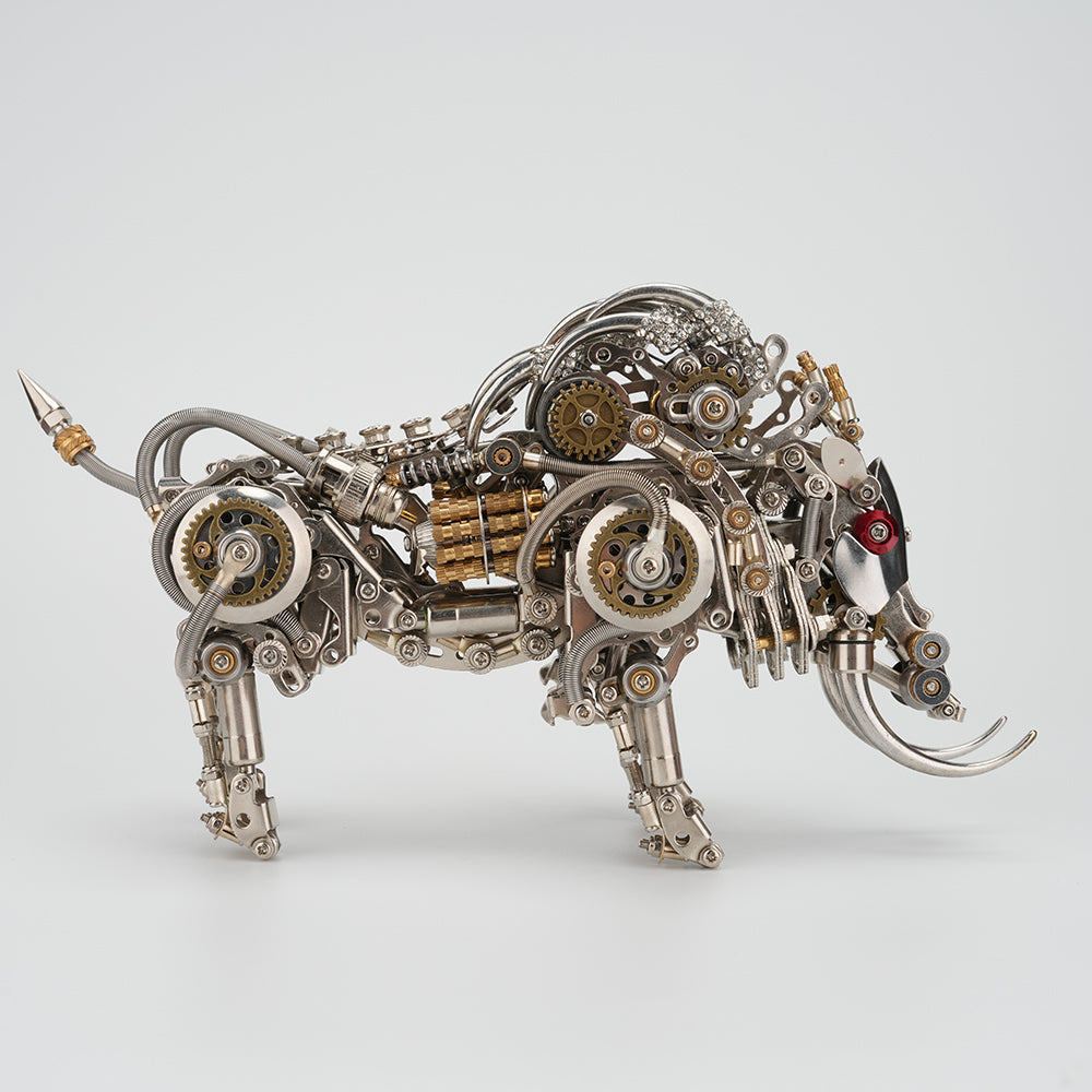 Wild Boar with Tusks 3D Metal Puzzle Mechanical Model Kit for Adults